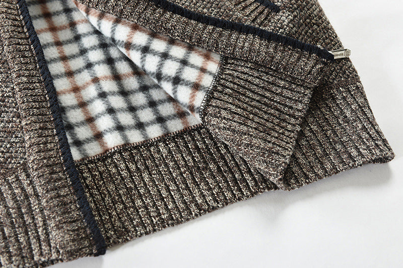 King Billion KB Warme Ärmellose Strickweste Rollkragen - Reißverschluss, Größe XL, Material Strick