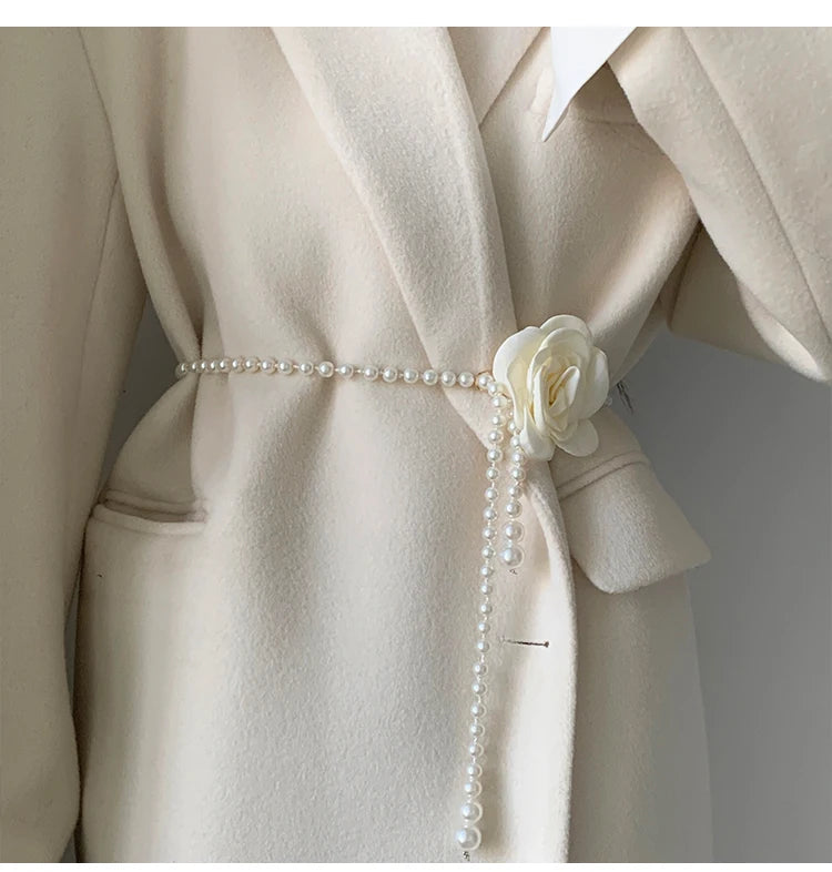 Zhejiang Y282 Perlen Taillengurt - PU 1cm Vielseitig