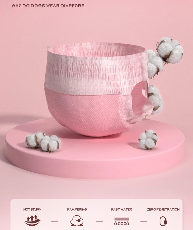 PetComfort Hund Einwegwindeln weiblich - 10er M hoch