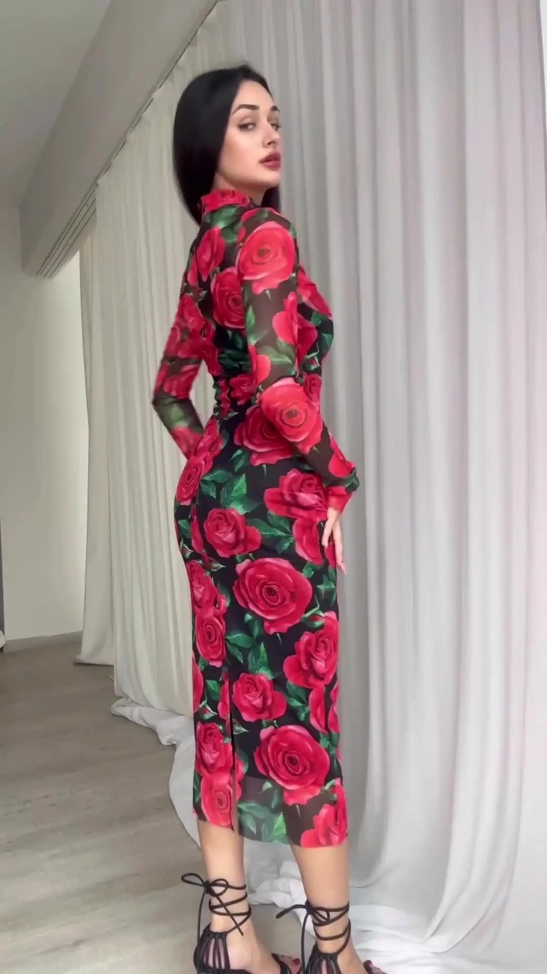Eid Muslim Dress for Women Print Bodycon Vestidos Abaya Morocco Party Dresses Ramadan Kaftan Islam Dubai Arab Long Robe 2024