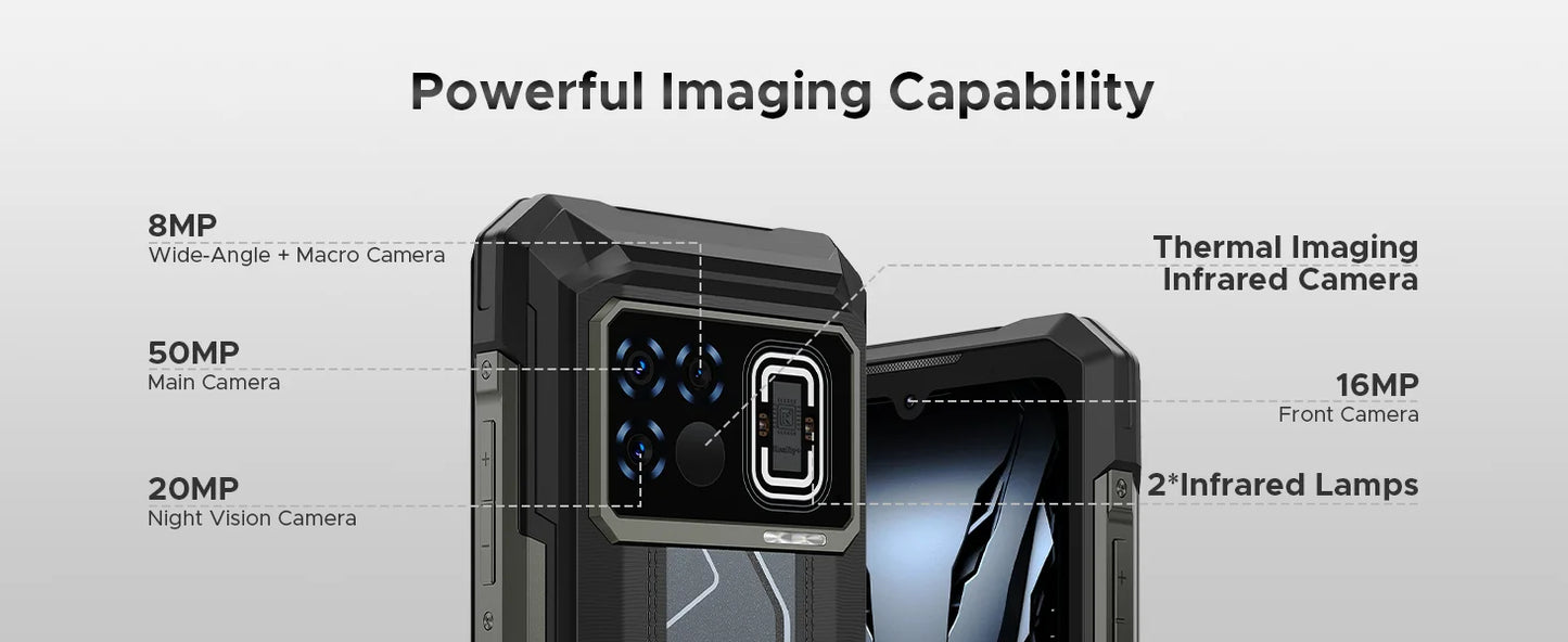 DOOGEE Fire 6 Max Robustes 5G - 20800 mAh, 33W, 6.72 Zoll