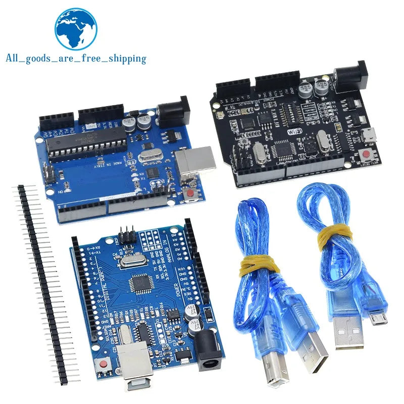 UNO R3 Entwicklung Board ATMEGA328P CH340 / ATEGA16U2 Kompatibel Für Arduino mit Kabel R3/R4 UNO Proto Shield Erweiterung Board