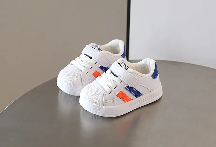 Neue Baby Schuhe 2025 - Frühling Herbst Weiche Sohle Kleinkind - Jungen Sport Schuhe Neue Weiße Mädchen Atmungsaktiv Rutschfest