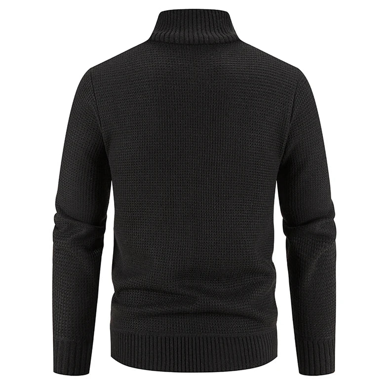 Cardigan cald pentru bărbați KoreaWear - Mărimea L, căptușeală din poliester