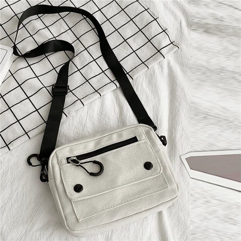 Umhängetasche 2025: Canvas Casual Versatile Fashion - Large Capacity Mobile Phone Coin Purse Women Collection