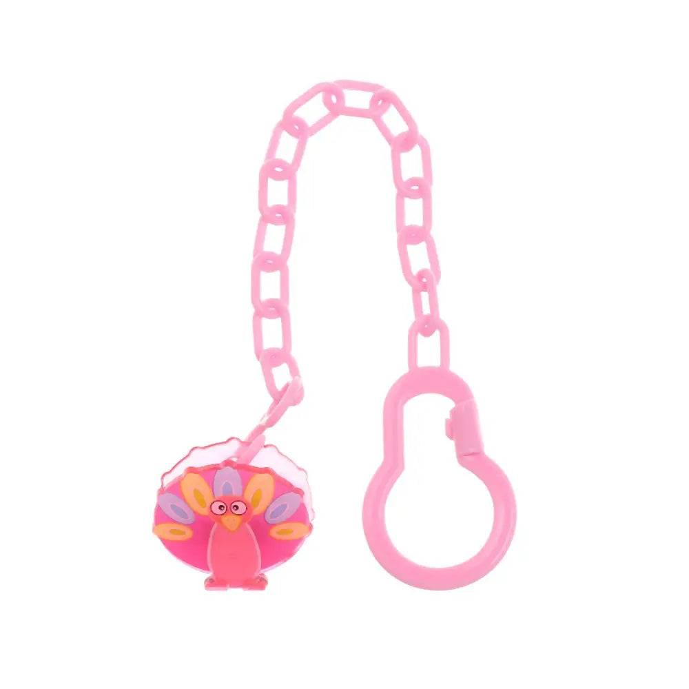 Cartoon Animal Baby Pacifier Clips Baby Pacifier Clip Chain Newborn Dummy Pacifier Chain Clip Holder Baby Pacifier Chain