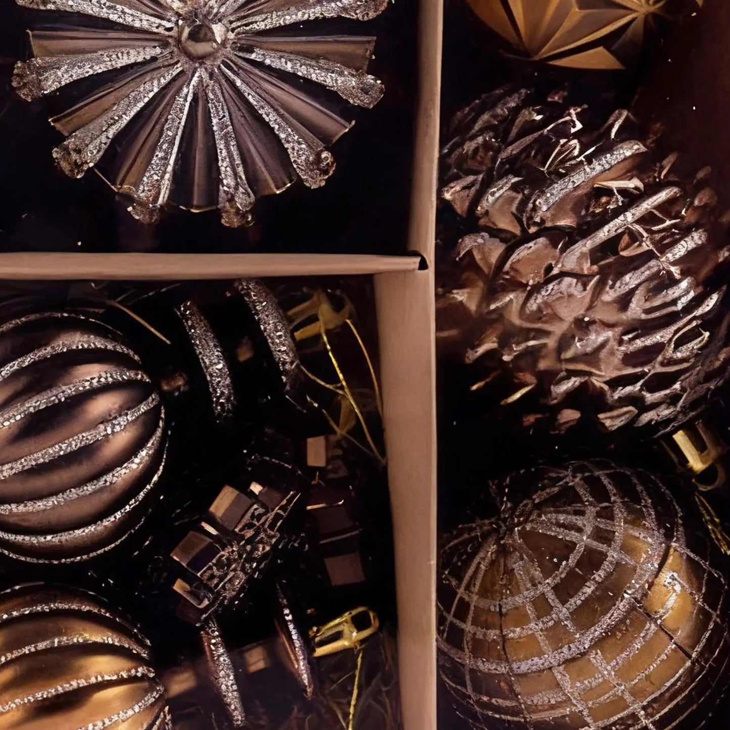 KugelKunst Bruchsicher Weihnachtskugel - Kapazität 53 Stück, Durchmesser 6 cm