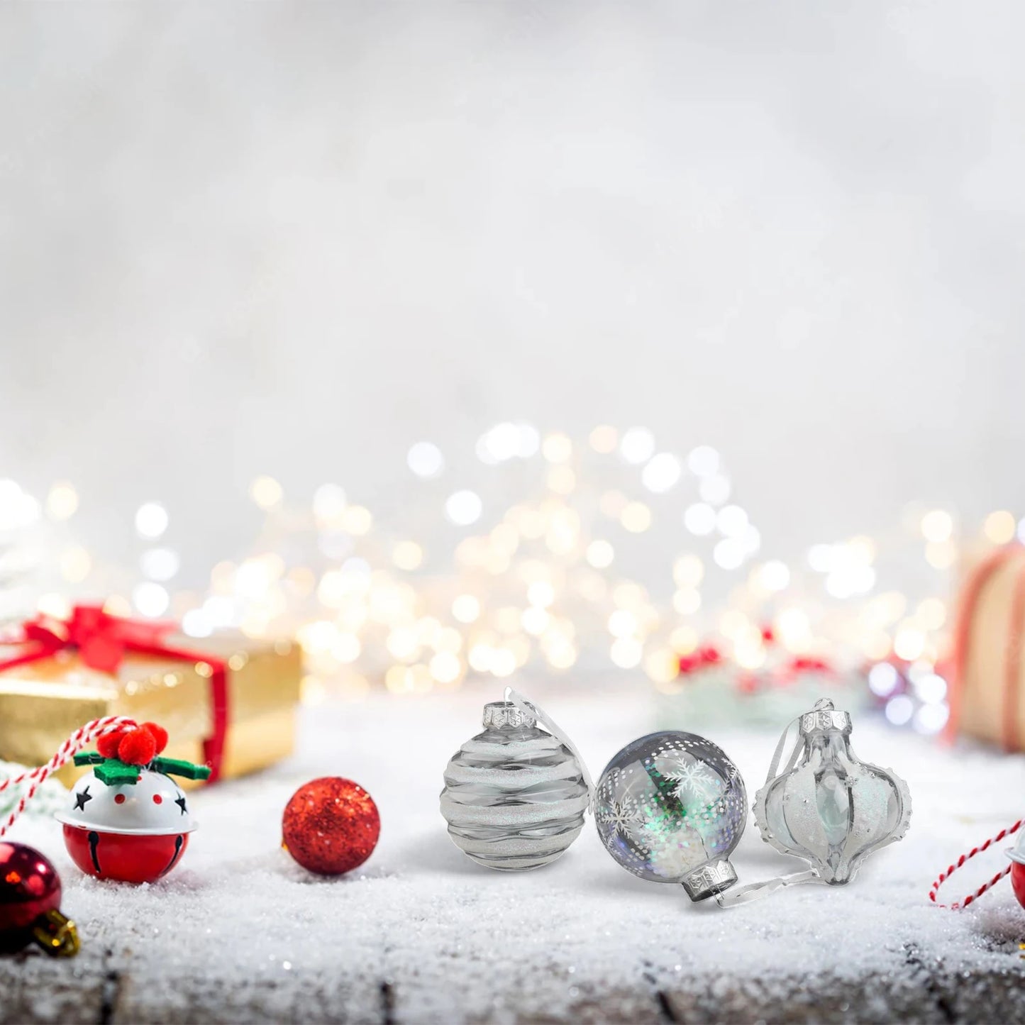 Choice Weihnachtskugeln Bruchsicher - Inhalt 9 Stk, Durchmesser 6 cm