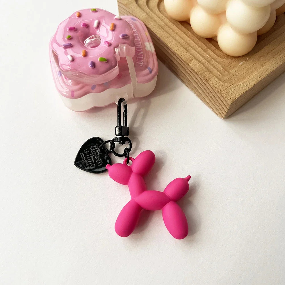 Damen Schlüsselanhänger 2025 - Adorable Balloon Dog Y2k Bag Charms Cute Puppies Acrylic