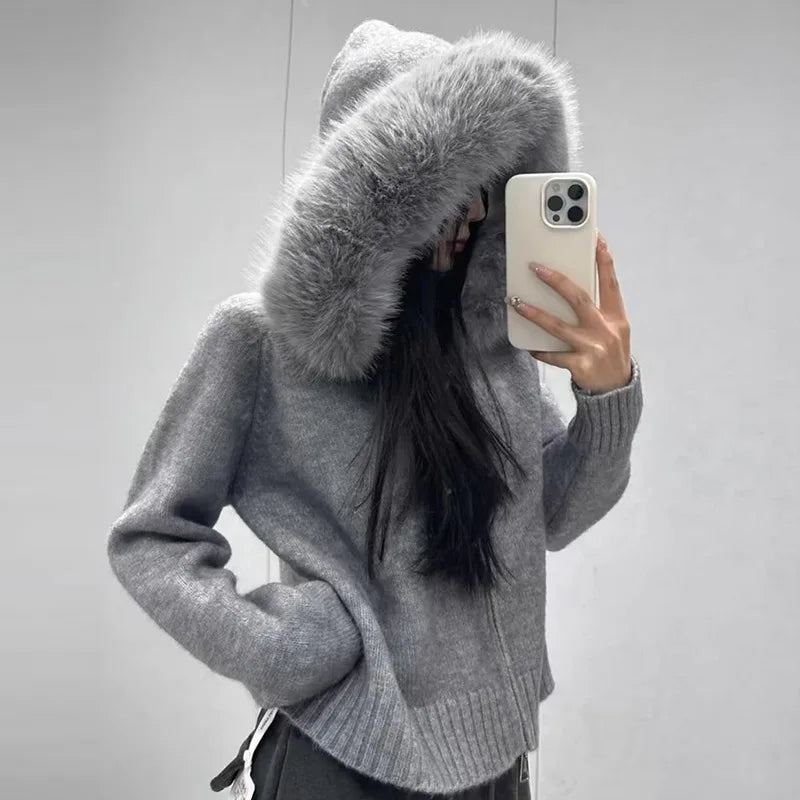 CN Zhejiang Cardigan Kapuze - Größe M, Gewicht >320 g/m²