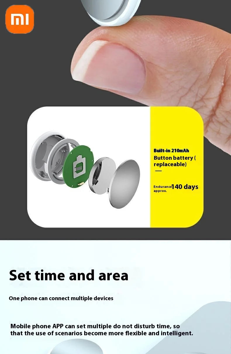 GPS-Tracker 2025: Xiaomi-Mini Smart Anti-Lost - Bluetooth 5.0 Collection