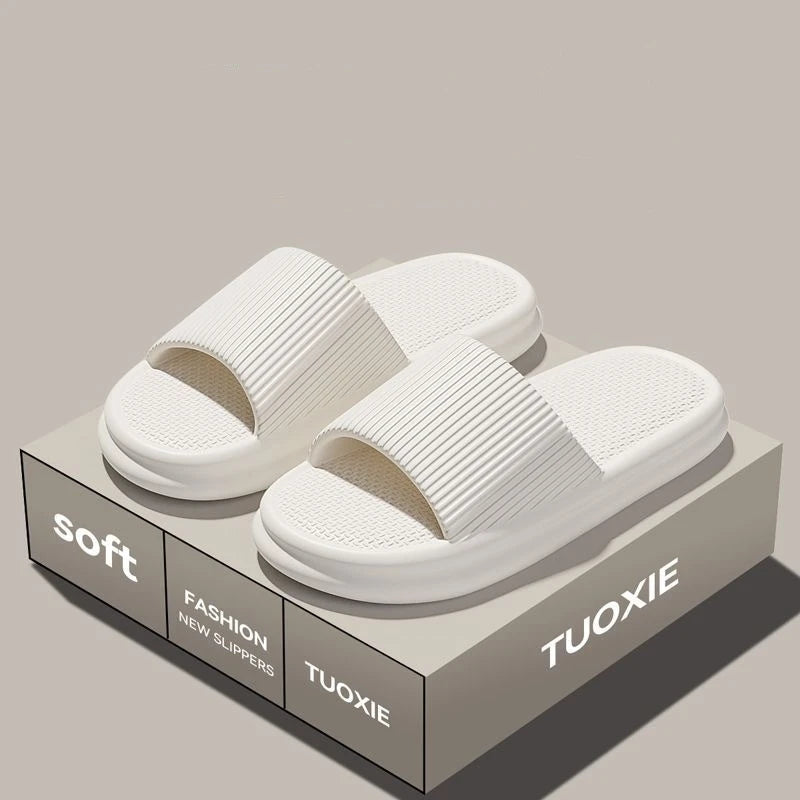 Frauen Sommer Prägnant EVA Hausschuhe Männer Weich Heim Slides Paare Badezimmer Rutschfest Sandalen Erwachsene Komfortabel Outdoor Strand Schuhe