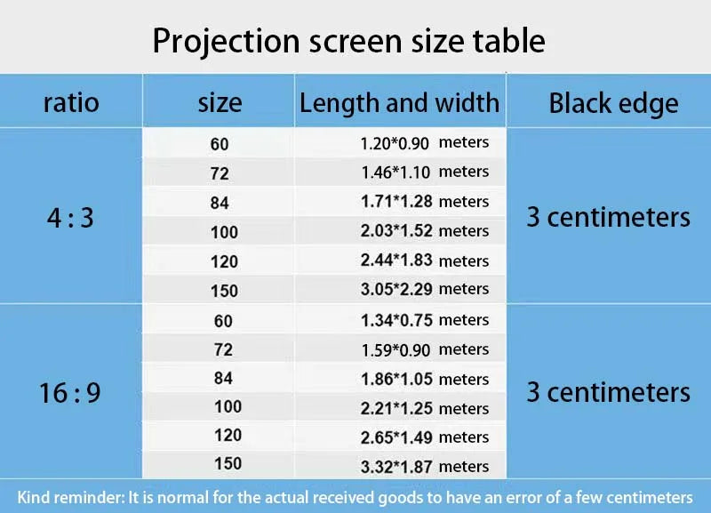 Thinyou 60inch 72inch 84inch 100 Inch 16:9 HD Projector Screen White Manual Pull Up Diagonal High-definition pantalla proyector