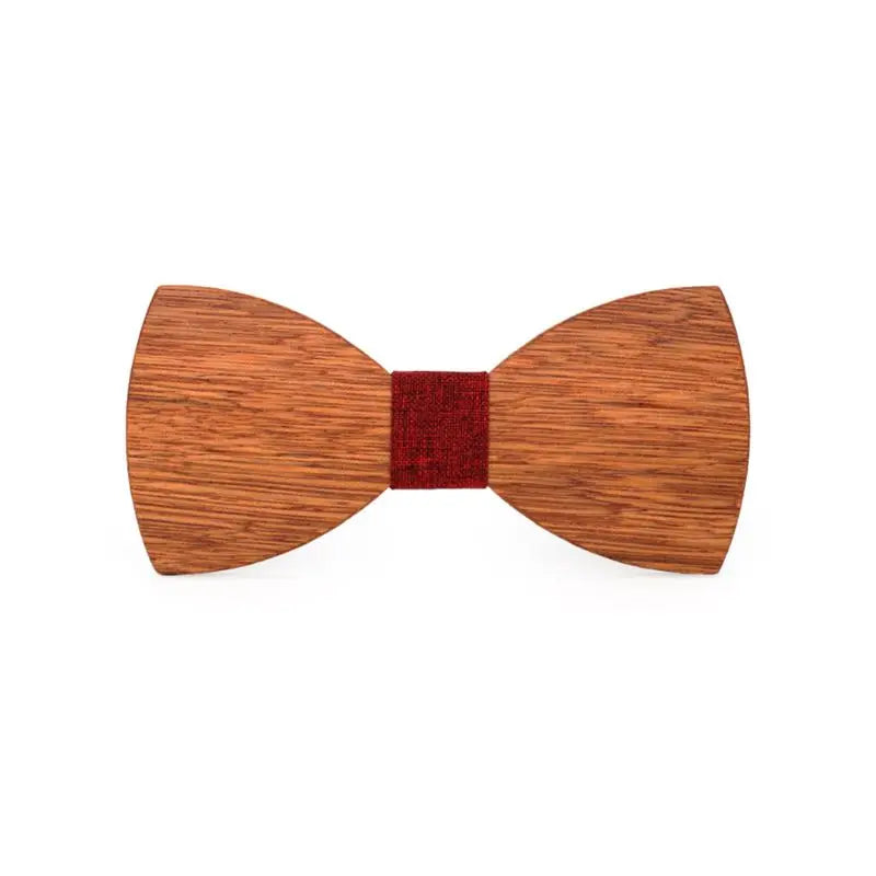 Novelty Design 3d Wooden Tie Pocekt Square Cufflinks Fashion Wood Bow Tie Wedding Dinne Handmade Corbata Wooden Ties