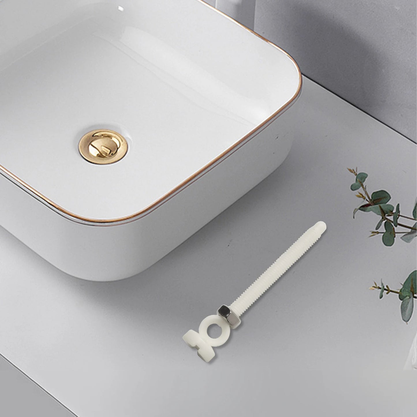 ANENG 62/74mm Ablaufschraube - Kunststoff Waschbecken