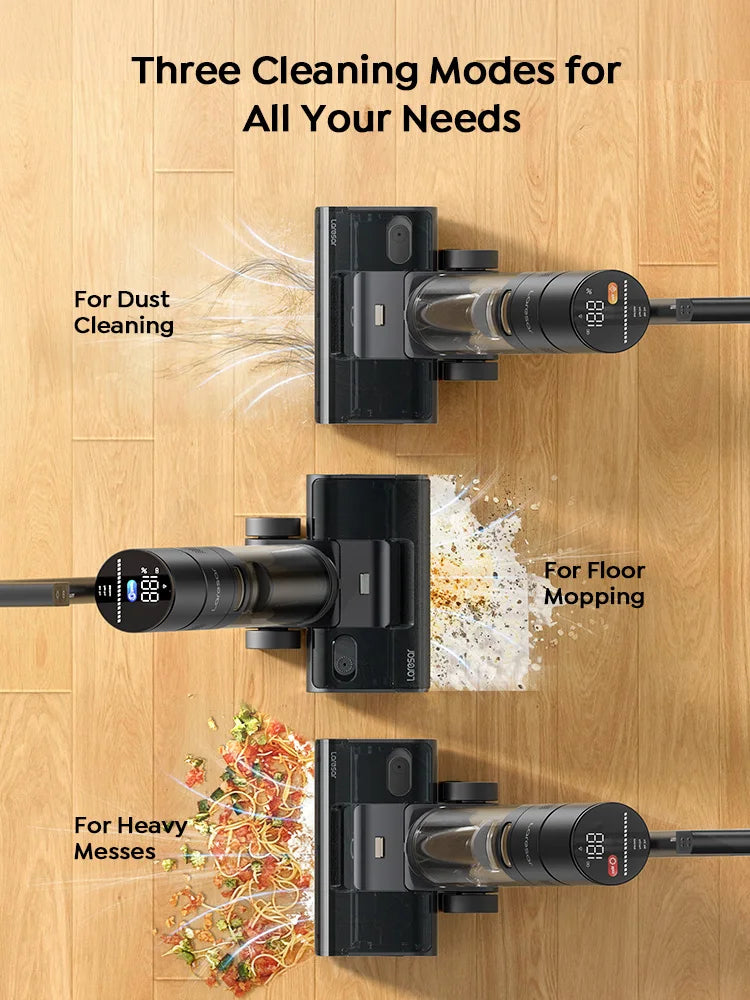 Laresar S7 Pro Kabelloser Nass- und Trockenstaubsauger - 89Wh,19000Pa