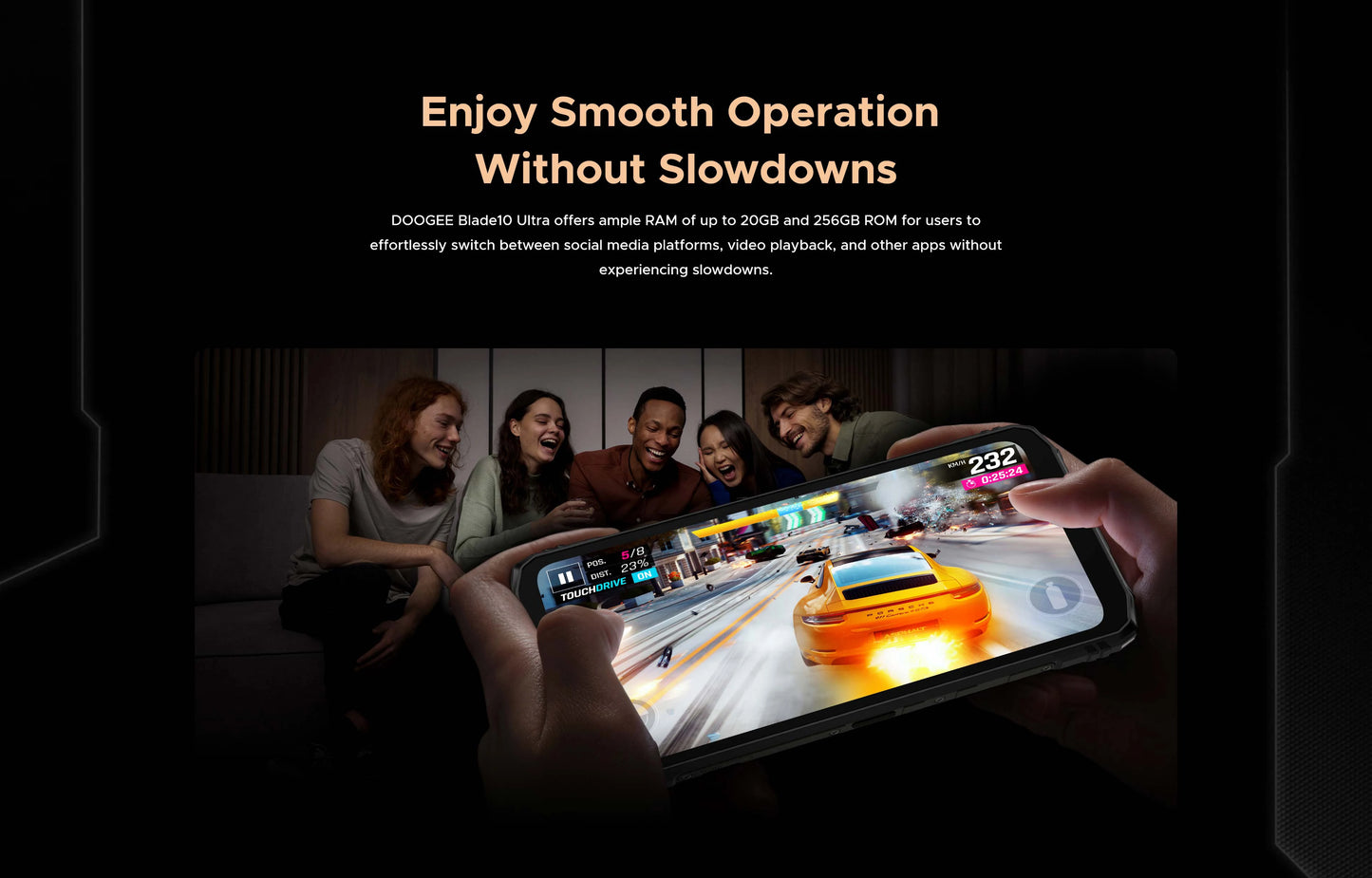 DOOGEE Blade10 Ultra Outdoor-Smartphone - 256 GB, 5150 mAh, 6,56 Zoll