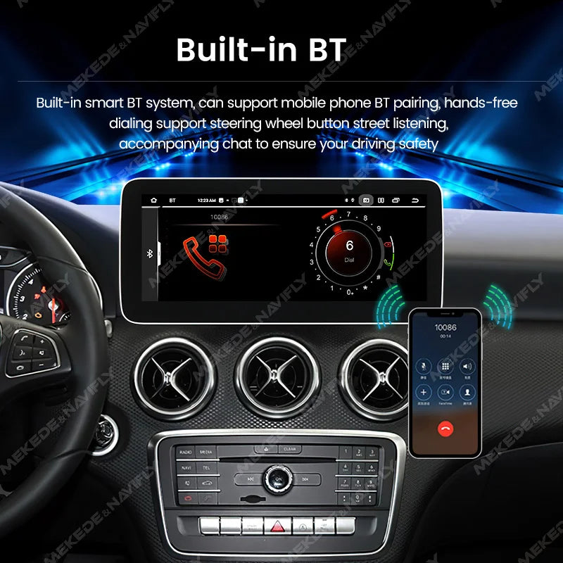 Mercedes Autoradio 2025: Android Screen Media Host - A-Klasse W176/GLA X156/CLA C117 DSP Wireless CarPlay Collection