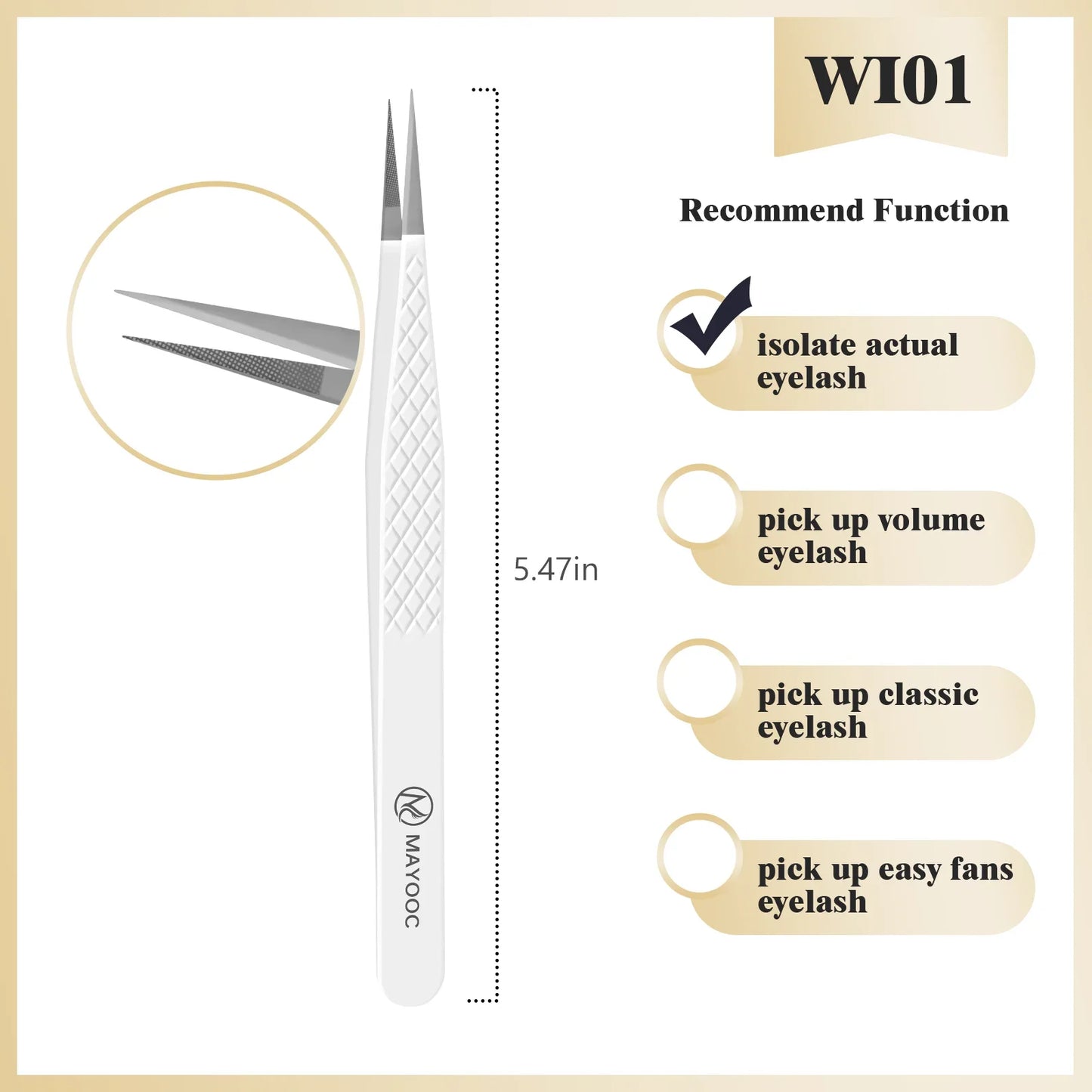 Eyelash Extensions Tweezers  With Fiber Tips Lash Artists High Precision Superhard Anti-Static Tweezer Makeup Tools Custom Logo
