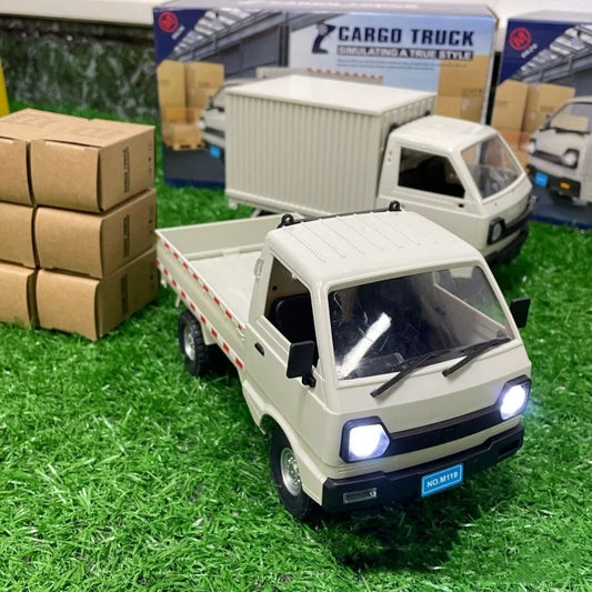 RC-Truck 2025: Wpl D12 Rc Car Simulation Drift Climbing Truck - Led Light Haul Cargo Remote Control Electric Toys Gift For Children Collection