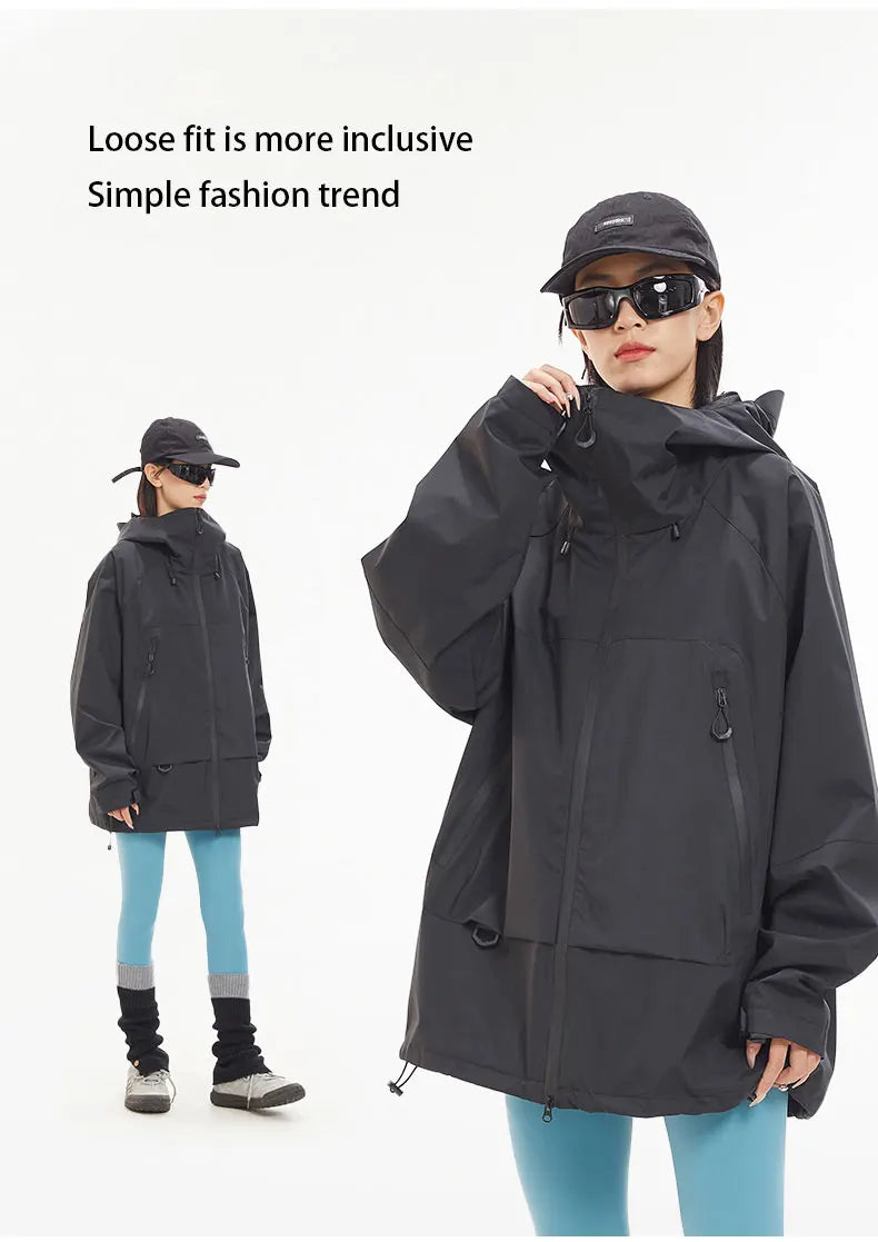 OutdoorPro Wanderjacke Wasserdicht - Unisex 700g S-XXL