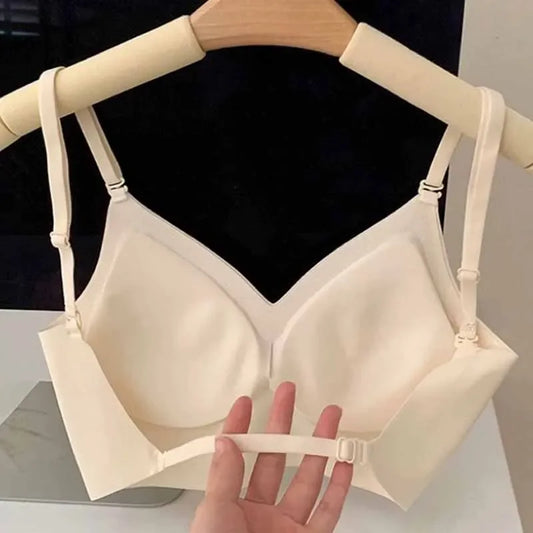 Women's Backless Bra elegant Invisible Bralette Lace Wedding Bras Low Back Underwear Push Up Brassiere Seamless Lingerie Corset Bra