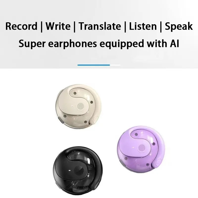 Xiaomi Intelligent Translation Bluetooth-Kopfhörer Sport Musik Echtzeit-Englisch-Übersetzung Wireless-Kopfhörer Wasserdichtes-Headset