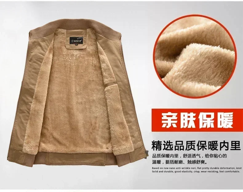 Winter Militär Weste Warm - Fleece Baumwolle M-XXL Herren