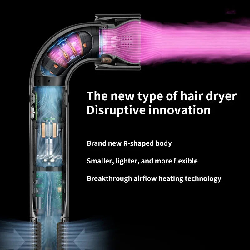 Super Hair Dryer Leafless Hair dryer Personal Hair Care Styling Negative Ion Tool Constant Anion Electric  Dryers