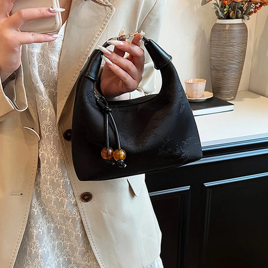 Premium Damen Crossbody Tasche Stickerei - Vielseitige Schultertasche Marke - Tote Reise Geldbörse