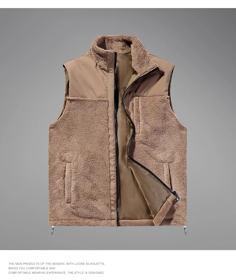 Neue Männer Strickjacke Warm - Fleece, Polyester, L/XL