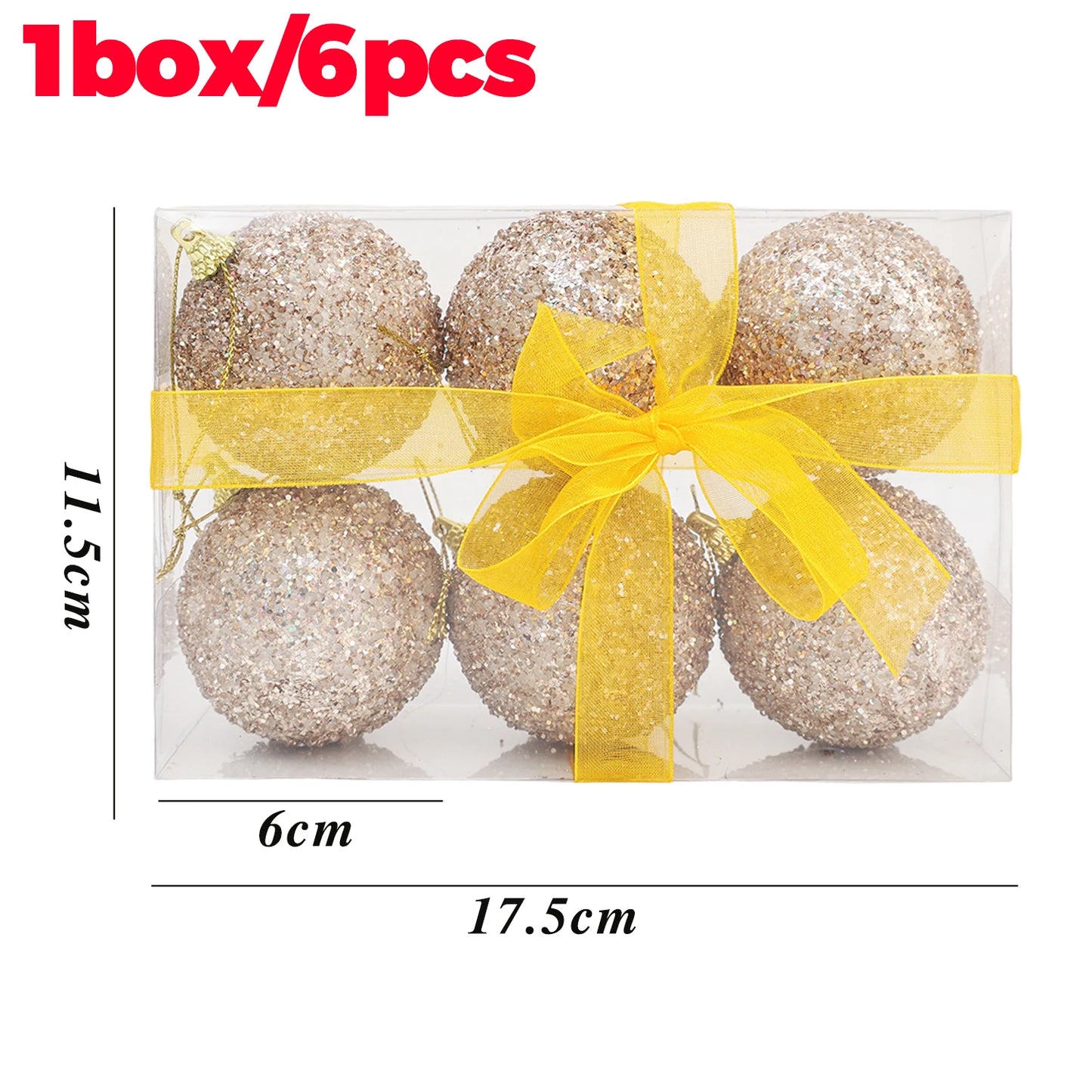 Choice God Weihnachtskugeln Set - 24 Stück Nicht Elektrisch