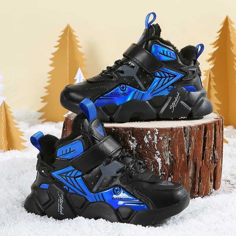 Kinder Schneestiefel für Jungen Mädchen Hochwertige Winter Warme Wasserdichte Kinder Mode Sportschuhe Turnschuhe Mädchen Schneestiefel