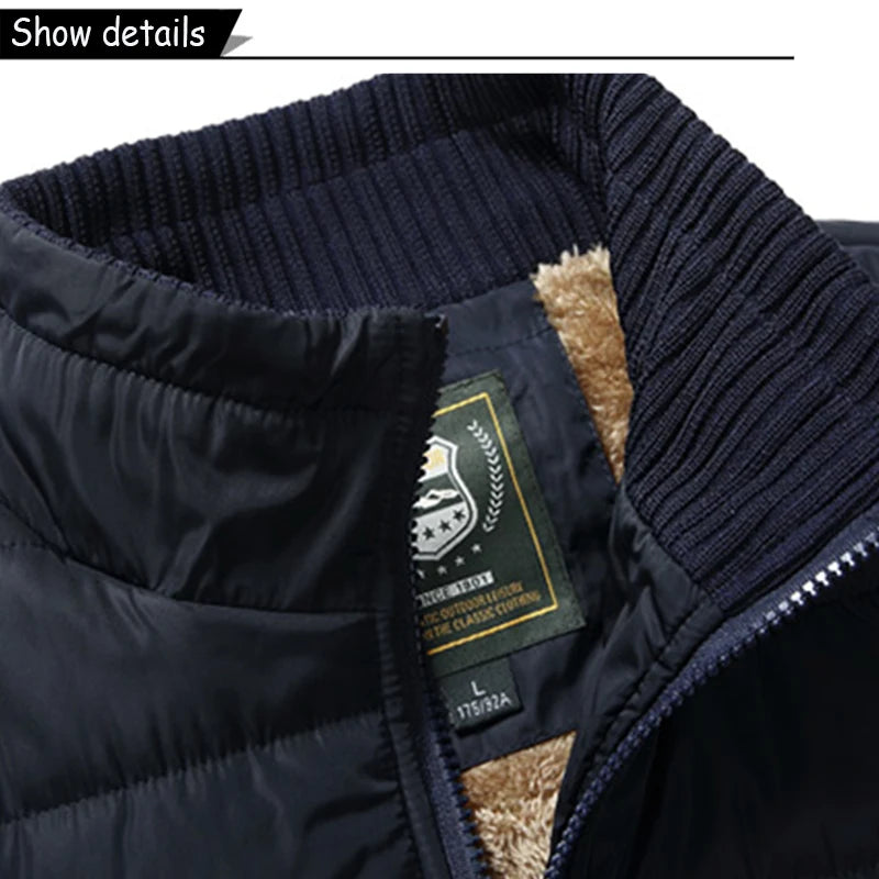 YAHOUFJUNYACN Standkragen Weste Winddicht - Reißverschluss Größe