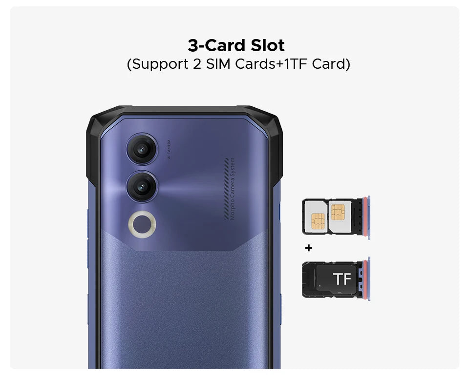 DOOGEE Blade20 Robustes Gemini AI Smartphone - 10300mAh 6,6 Zoll 18W