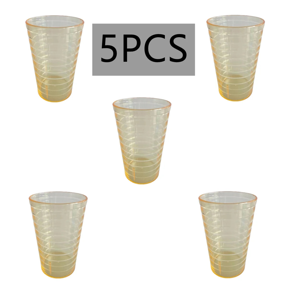 Choice Kunststoffbecher Set Bruchsicher - 5 Stück 250ml 8 cm