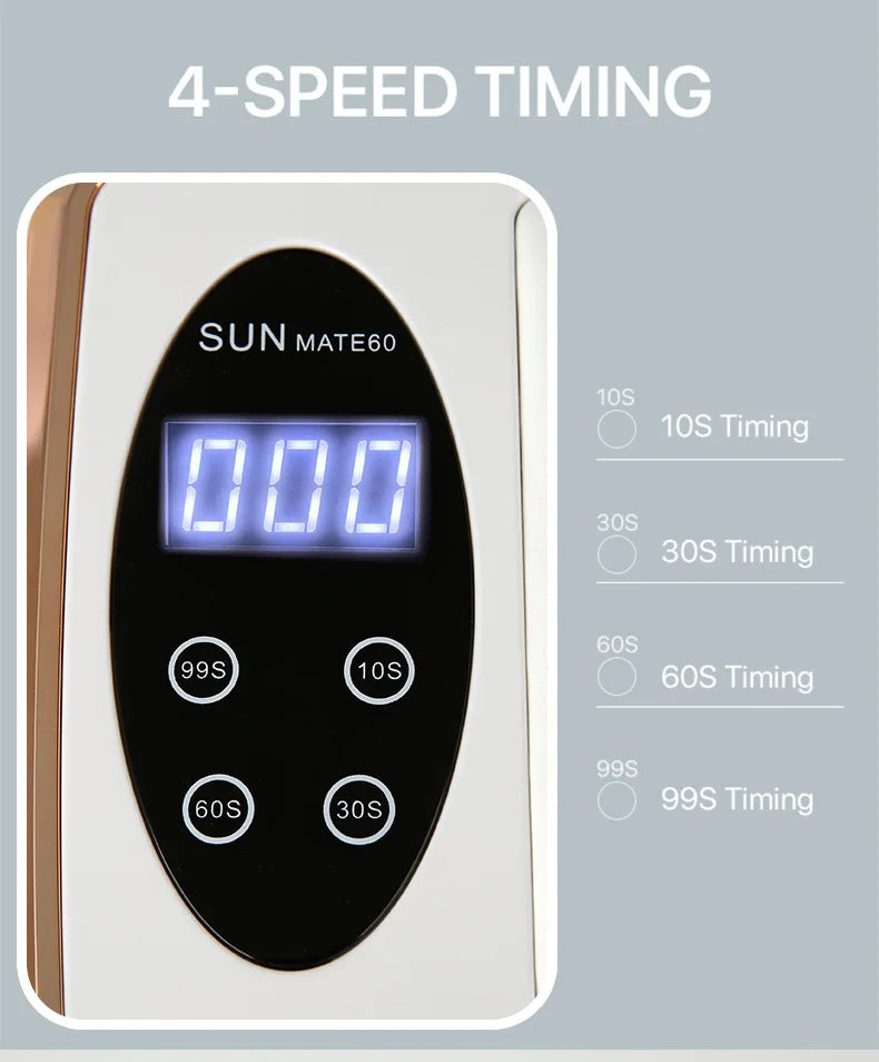 HOMEFISH SUN-MATE60 UV Nageltrockner - 380W 90 LEDs