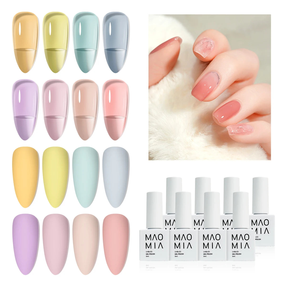 Beautizon Nailartlab Cat Eye Gel Set UV LED - 8x10 Ml