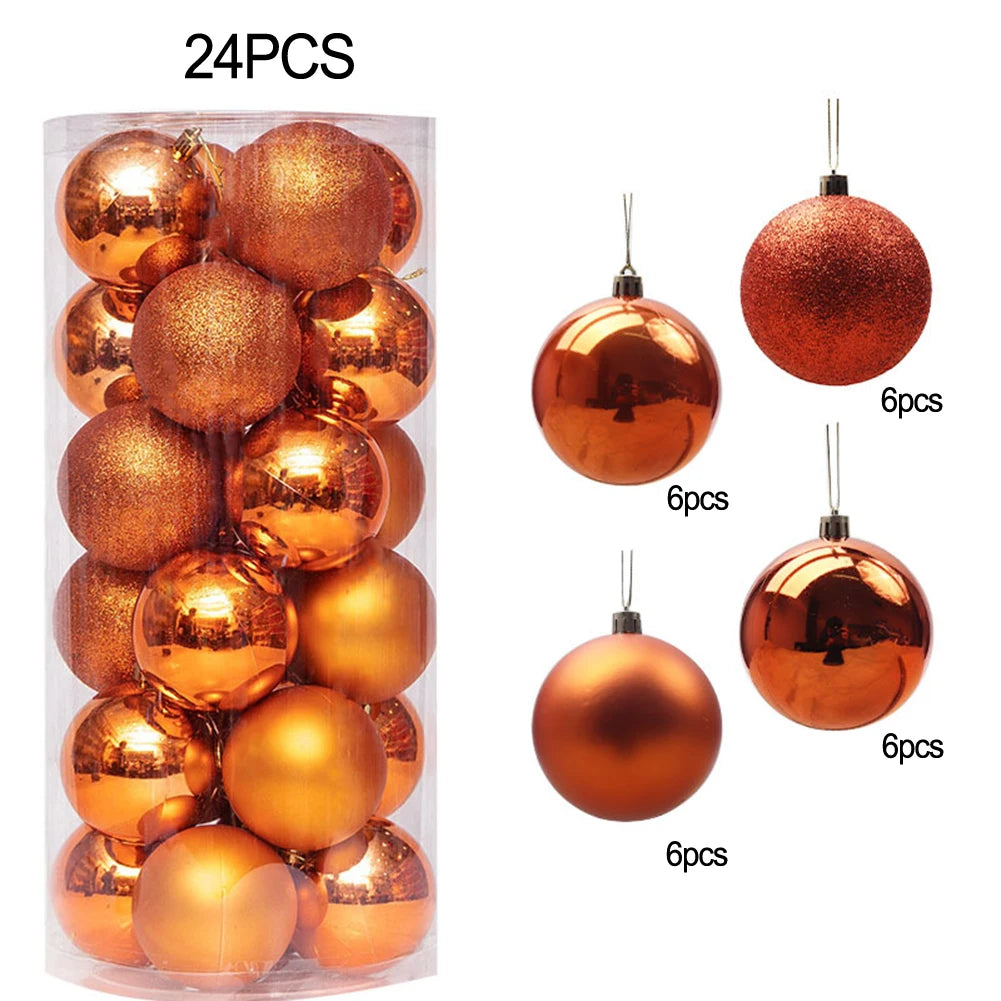 Choice Christbaumkugeln Kunststoff - 24 Stück, Ø3 cm