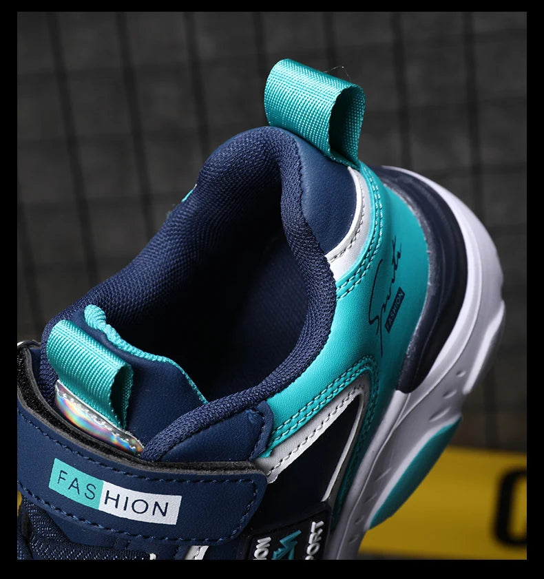 NBGAGA Kinder Sneaker Atmungsaktiv - Klett Leicht 7-13