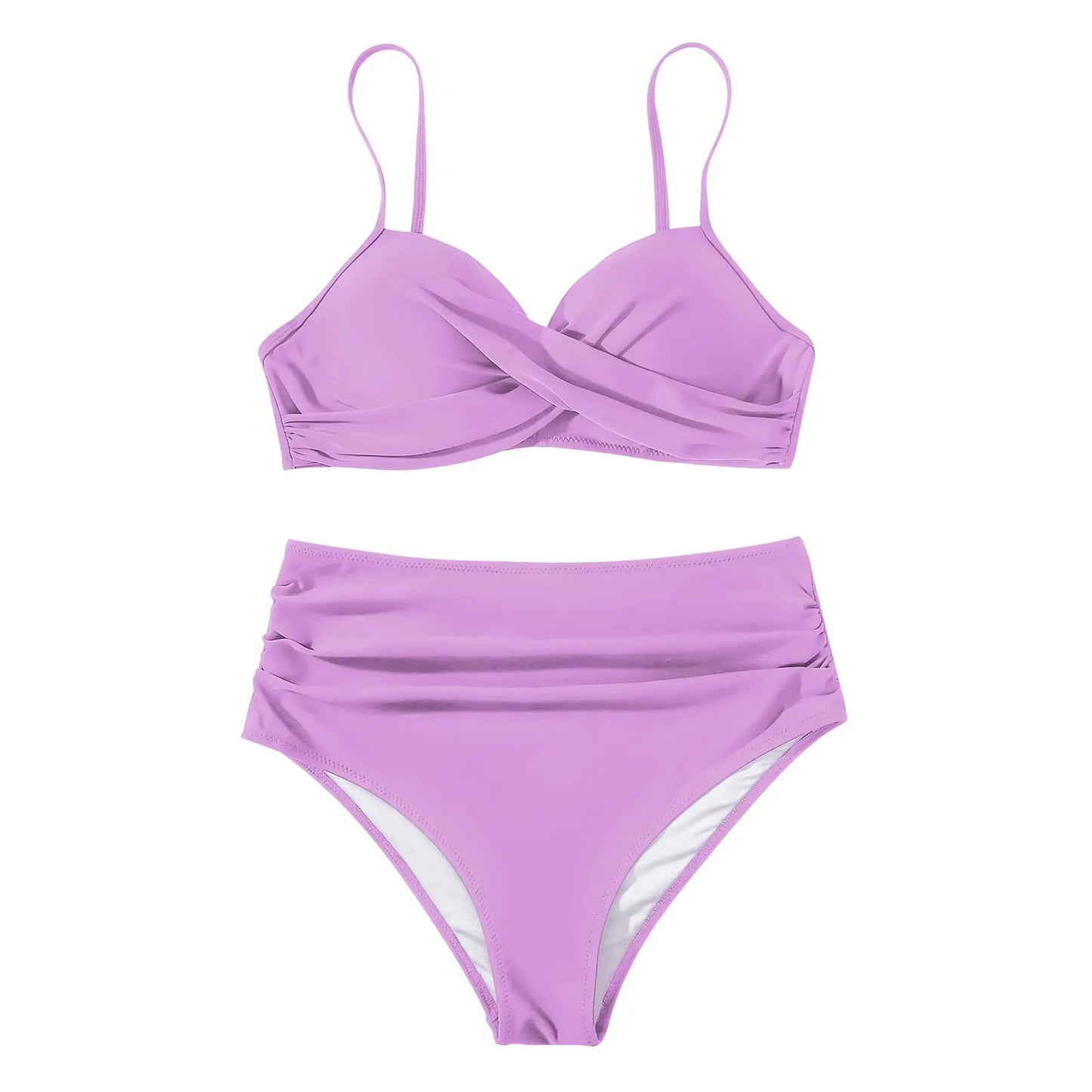 Vintage High Waist Bikinis: Push Up Schwimmbekleidung Bedruckt - Frauen Schwimmanzug Damen Strandmode Sommer Bademode Retro-Charme