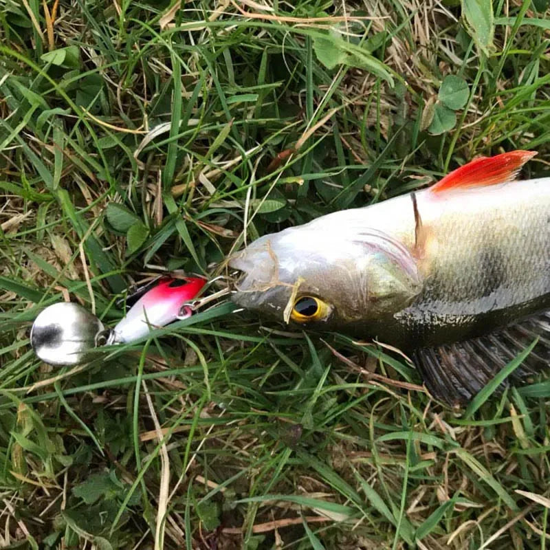 OUTKIT Neuer Metall Mini VIB Mit Löffel Angelköder 6g10g17g25g 2cm Angel Tackle Pin Crankbait Vibration Spinner Sinkend Köder