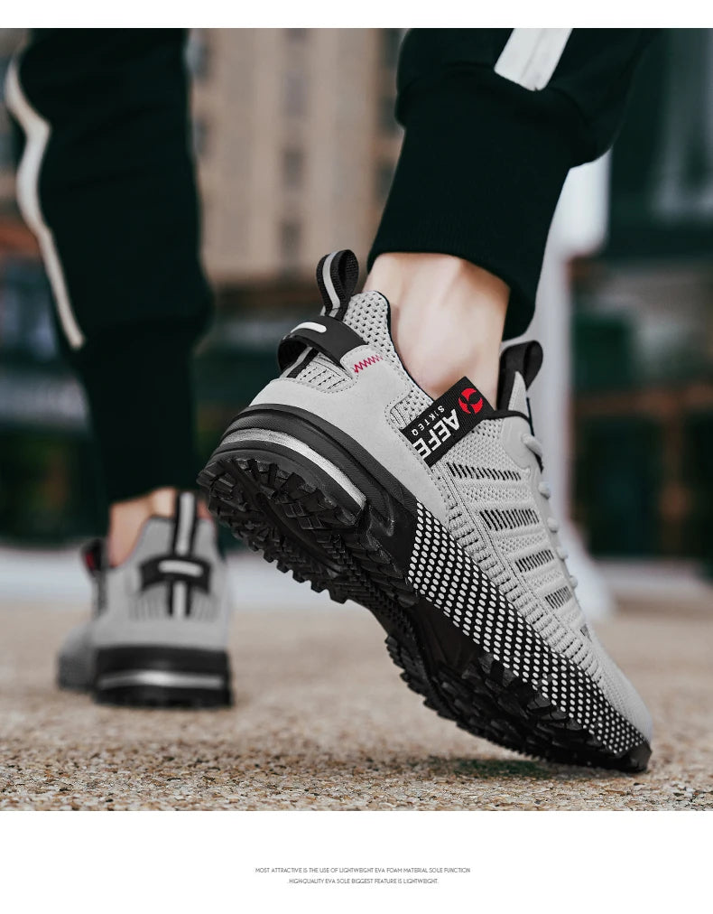 Herren-Laufschuhe 2024: MAEDEF Neue 2024 Männer Laufen Schuhe Atmungsaktiv Outdoor Sport Schuhe Leichtgewicht Sneaker für Männer Komfortabel Athletisch Training Fußbekleidung Kollektion