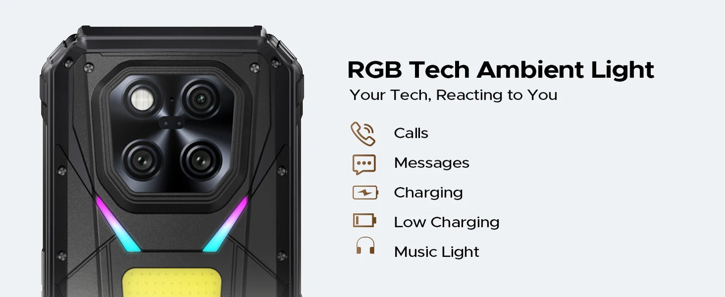 DOOGEE V Max LR Laser-Entfernungsmesser - 20500 mAh, 45W, 6,78 Zoll