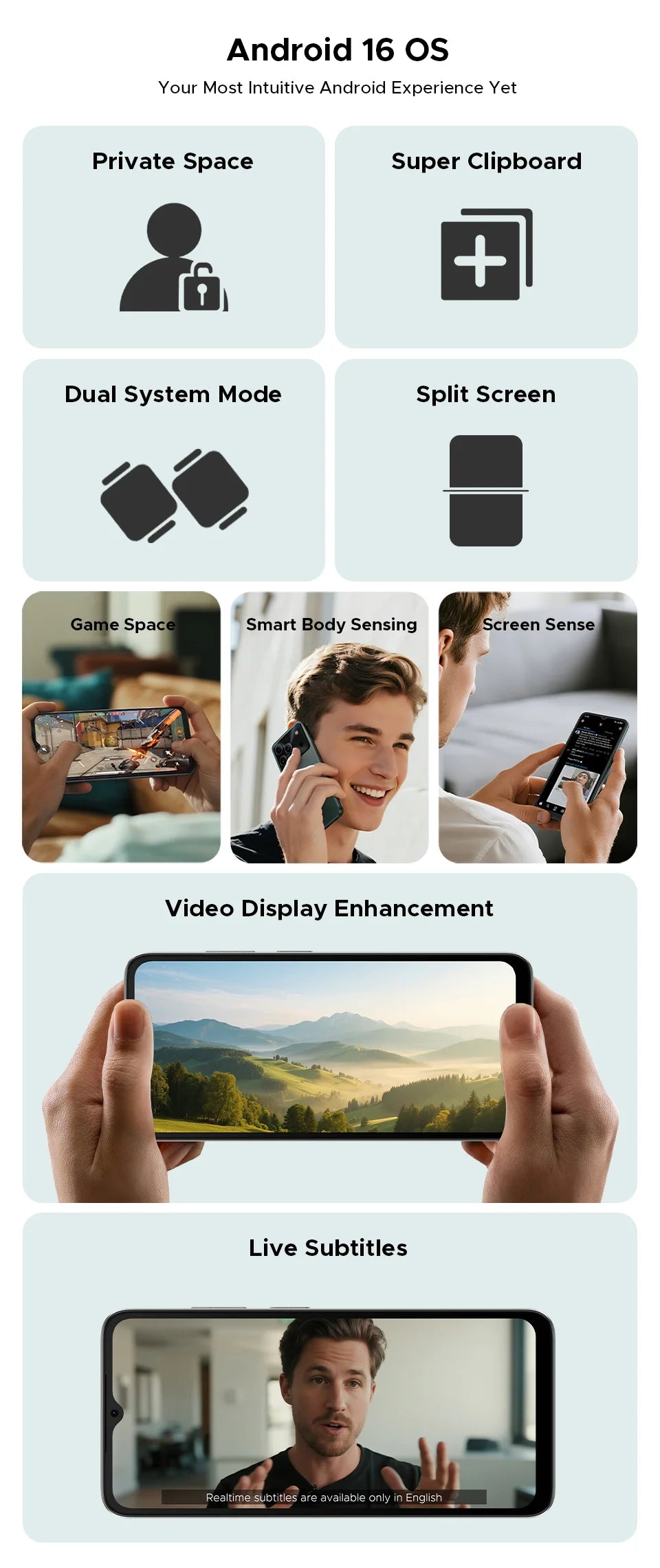DOOGEE Note56 Pro Großer Akku - Speicher 32GB+128GB, Akku 6150mAh, Display 6,56