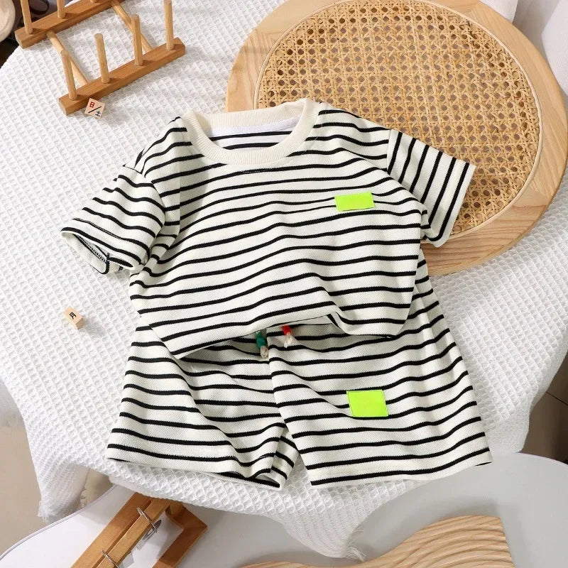 Sonkpuel Kinder Kurzarm Sommer Set - Polyester Größe S M
