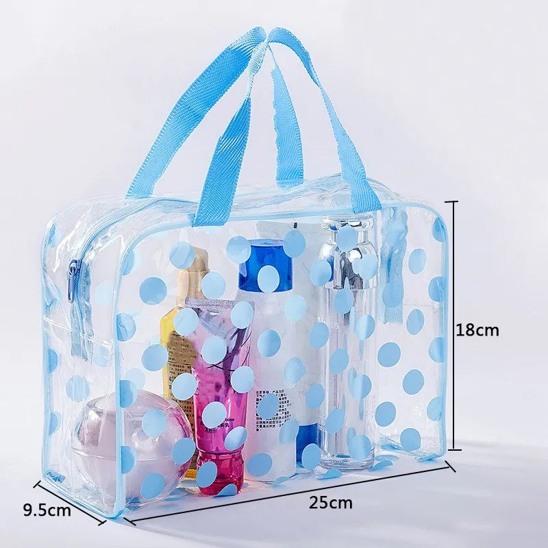 PVC Waterproof Swimming Bags Outdoor Sports Travel Bathing Storage Bag Women Transparent Beach Sea Pool Supplies