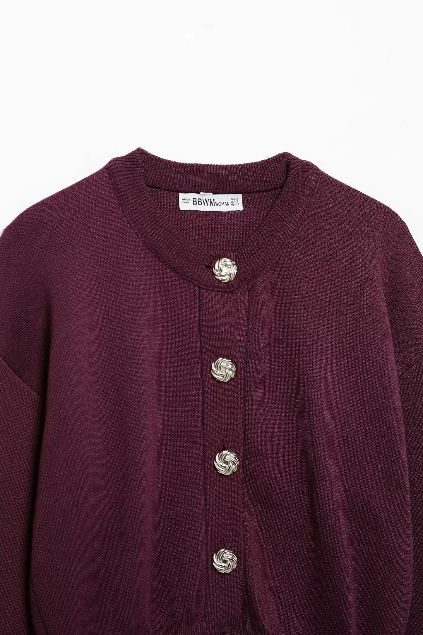 BRIFCN Elegant Strickcardigan - Größe M Gewicht Mittel Länge Regular