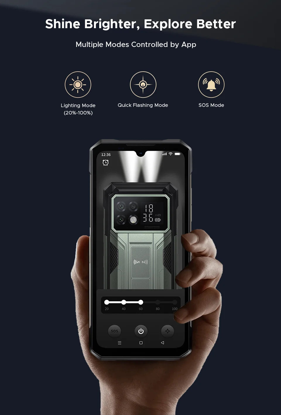 DOOGEE S200 Max Outdoor 5G - 22000 mAh Akku, 66 W, 6,72 Zoll