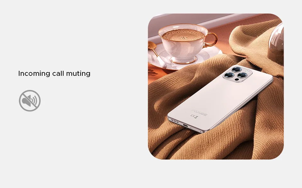 Global Version Doogee Note58 Pro Android 15 Smartphones 8Gb Ram 256Gb Rom 6250Mah Large Battery 6.75" Hd+ Display Nfc Cellphone